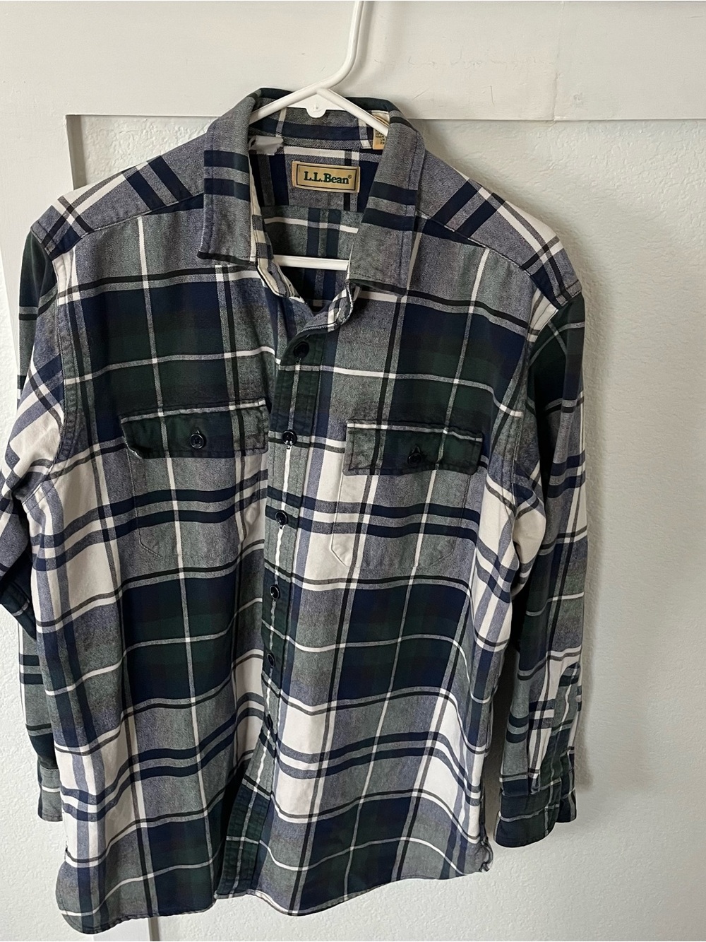 Vintage L.L. Bean Men's Large Plaid Button-down Flannel
